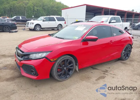 2017 Honda Civic Si из США, поврежденный, VIN 2HGFC3A54HH753567